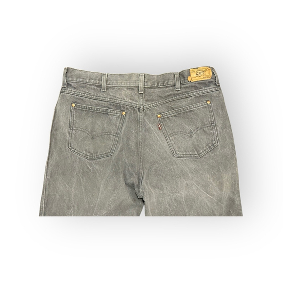 Vintage 80s Levi’s Men’s 557 For Cowboys Gray Denim Jeans Made In USA Sz 38x31​ - Picture 8 of 11